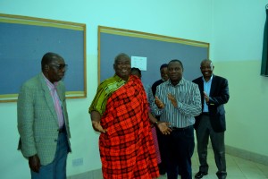 Members of the Executive Committee celebrating Professor Oduro in Nairobi