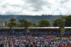 Thousands of ABC congregants at Machakos Stadium